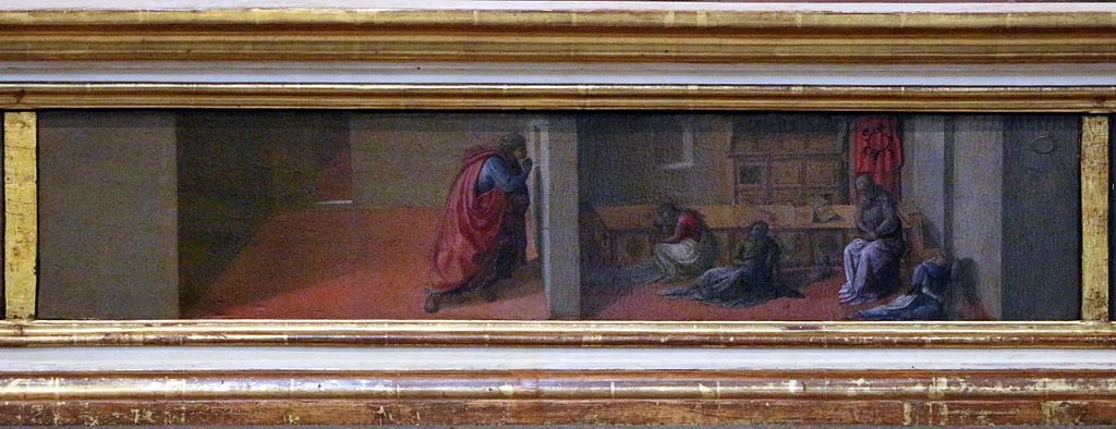 Annunciazione Martelli. Elemosina di San Nicola di Bari - predella, Basilica of San Lorenzo, Firenze